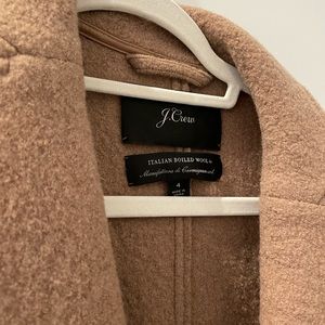 J Crew Brown Wool Coat, size 4